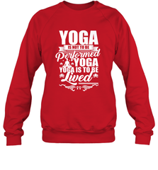 Yoga is More Than Yoga It's a Lifestyle Crewneck Sweatshirt Crewneck Sweatshirt - belovedtshirt