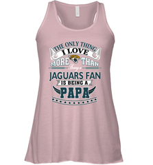 NFL The Only Thing I Love More Than Being A Jacksonville Jaguars Fan Is Being A Papa Football Women's Racerback Tank Women's Racerback Tank - belovedtshirt
