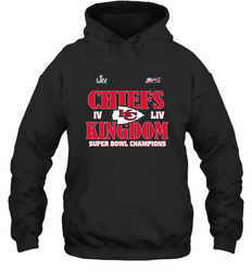 NFL Kansas City Chiefs Logo super bowl champions IV LIV Hooded Sweatshirt