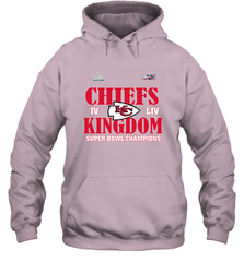 NFL Kansas City Chiefs Logo super bowl champions IV LIV Hooded Sweatshirt Hooded Sweatshirt - belovedtshirt