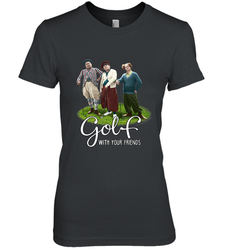 The Three Stooges Golf With Your Friends Women's Premium T-Shirt