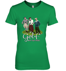 The Three Stooges Golf With Your Friends Women's Premium T-Shirt