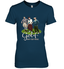 The Three Stooges Golf With Your Friends Women's Premium T-Shirt Women's Premium T-Shirt - belovedtshirt