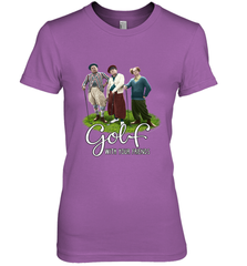 The Three Stooges Golf With Your Friends Women's Premium T-Shirt Women's Premium T-Shirt - belovedtshirt