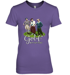 The Three Stooges Golf With Your Friends Women's Premium T-Shirt Women's Premium T-Shirt - belovedtshirt