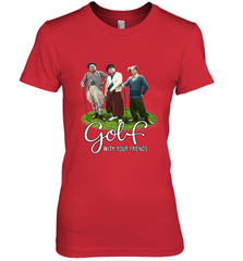 The Three Stooges Golf With Your Friends Women's Premium T-Shirt Women's Premium T-Shirt - belovedtshirt