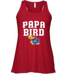 Kansas Jayhawks Papa Bird Women's Racerback Tank