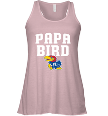 Kansas Jayhawks Papa Bird Women's Racerback Tank Women's Racerback Tank - belovedtshirt