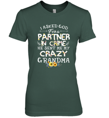 Crazy Grandma Partner in Crime design Women's Premium T-Shirt Women's Premium T-Shirt - belovedtshirt