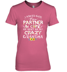 Crazy Grandma Partner in Crime design Women's Premium T-Shirt Women's Premium T-Shirt - belovedtshirt