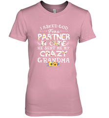 Crazy Grandma Partner in Crime design Women's Premium T-Shirt Women's Premium T-Shirt - belovedtshirt