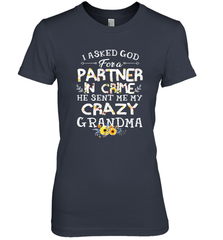 Crazy Grandma Partner in Crime design Women's Premium T-Shirt Women's Premium T-Shirt - belovedtshirt
