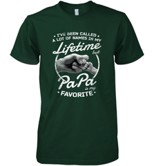 Papa Fathers Day Grandpa or Dad Men's Premium T-Shirt Men's Premium T-Shirt - belovedtshirt