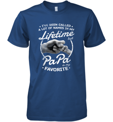 Papa Fathers Day Grandpa or Dad Men's Premium T-Shirt Men's Premium T-Shirt - belovedtshirt