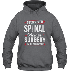 I Survived Spinal Fusion Surgery Hooded Sweatshirt Hooded Sweatshirt - belovedtshirt