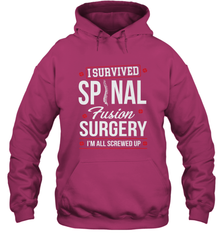 I Survived Spinal Fusion Surgery Hooded Sweatshirt Hooded Sweatshirt - belovedtshirt