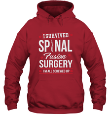 I Survived Spinal Fusion Surgery Hooded Sweatshirt Hooded Sweatshirt - belovedtshirt