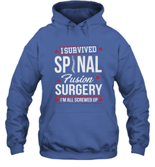 I Survived Spinal Fusion Surgery Hooded Sweatshirt Hooded Sweatshirt - belovedtshirt