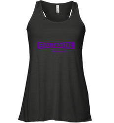 Full Frontal with Samantha Bee Purple Logo Women's Racerback Tank