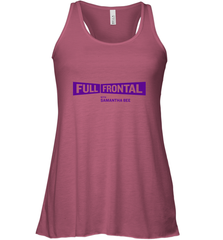 Full Frontal with Samantha Bee Purple Logo Women's Racerback Tank Women's Racerback Tank - belovedtshirt