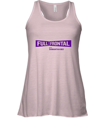 Full Frontal with Samantha Bee Purple Logo Women's Racerback Tank Women's Racerback Tank - belovedtshirt