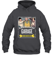 Knucklehead Garage Hooded Sweatshirt Hooded Sweatshirt - belovedtshirt