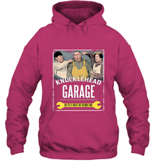 Knucklehead Garage Hooded Sweatshirt Hooded Sweatshirt - belovedtshirt