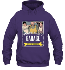 Knucklehead Garage Hooded Sweatshirt Hooded Sweatshirt - belovedtshirt