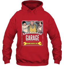 Knucklehead Garage Hooded Sweatshirt Hooded Sweatshirt - belovedtshirt