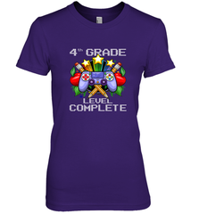 4th Grade Level Complete Back To School Gift Boys Girls Women's Premium T-Shirt Women's Premium T-Shirt - belovedtshirt