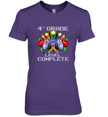 4th Grade Level Complete Back To School Gift Boys Girls Women's Premium T-Shirt Women's Premium T-Shirt - belovedtshirt