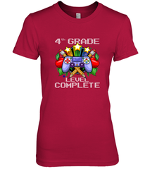 4th Grade Level Complete Back To School Gift Boys Girls Women's Premium T-Shirt Women's Premium T-Shirt - belovedtshirt