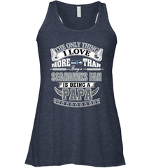 NFL The Only Thing I Love More Than Being A Seattle Seahawks Fan Is Being A Papa Football Women's Racerback Tank Women's Racerback Tank - belovedtshirt