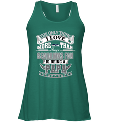 NFL The Only Thing I Love More Than Being A Seattle Seahawks Fan Is Being A Papa Football Women's Racerback Tank Women's Racerback Tank - belovedtshirt