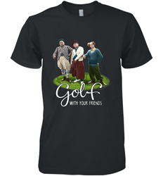 The Three Stooges Golf With Your Friends Men's Premium T-Shirt