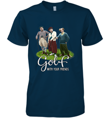 The Three Stooges Golf With Your Friends Men's Premium T-Shirt Men's Premium T-Shirt - belovedtshirt