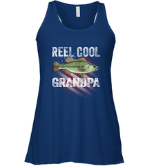 REEL COOL GRANDPA Women's Racerback Tank Women's Racerback Tank - belovedtshirt