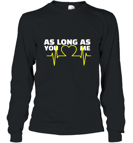 Back boys Again As Long As You Love Me Long Sleeve T-Shirt Long Sleeve T-Shirt / Black / S Long Sleeve T-Shirt - belovedtshirt