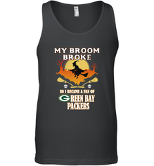 Broom Broke So I Became A Fan of Green Bay Packers  NFL Halloween Costume Men's Tank Top Men's Tank Top - belovedtshirt
