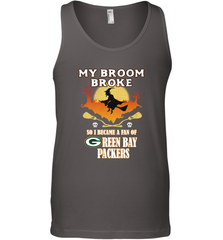 Broom Broke So I Became A Fan of Green Bay Packers  NFL Halloween Costume Men's Tank Top Men's Tank Top - belovedtshirt