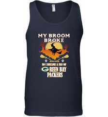 Broom Broke So I Became A Fan of Green Bay Packers  NFL Halloween Costume Men's Tank Top Men's Tank Top - belovedtshirt