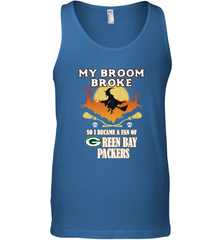Broom Broke So I Became A Fan of Green Bay Packers  NFL Halloween Costume Men's Tank Top Men's Tank Top - belovedtshirt