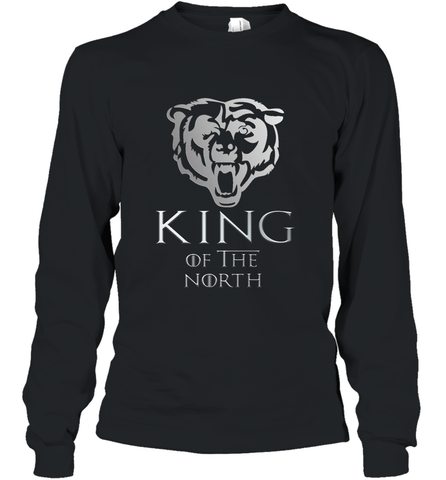 King of The North Bears Football Champions Gift Long Sleeve T-Shirt Long Sleeve T-Shirt / Black / S Long Sleeve T-Shirt - belovedtshirt