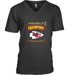 Kansas City Chiefs NFL Pro Line by Fanatics Super Bowl LIV Champions Men's V-Neck