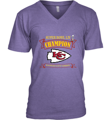 Kansas City Chiefs NFL Pro Line by Fanatics Super Bowl LIV Champions Men's V-Neck Men's V-Neck - belovedtshirt