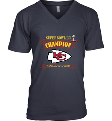 Kansas City Chiefs NFL Pro Line by Fanatics Super Bowl LIV Champions Men's V-Neck
