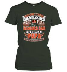 NFL The Only Thing I Love More Than Being A Cincinnati Bengals Fan Is Being A Papa Football Women's T-Shirt Women's T-Shirt - belovedtshirt