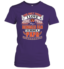 NFL The Only Thing I Love More Than Being A Cincinnati Bengals Fan Is Being A Papa Football Women's T-Shirt Women's T-Shirt - belovedtshirt