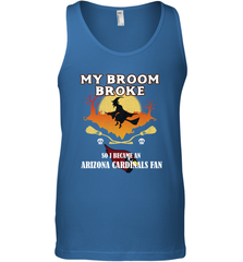 Broom Broke So I Became an Arizona Cardinals Fan  NFL Halloween Costume Men's Tank Top Men's Tank Top - belovedtshirt
