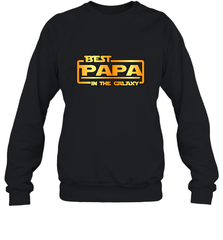 The best Papa in the galaxy Crewneck Sweatshirt Crewneck Sweatshirt - belovedtshirt